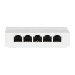 Conmutador Hikvision DS-3E0505D-E 5 puertos RJ45 10/100/1000 Mbps Plug & Play bajo consumo