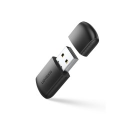 Tarjeta de Red Ugreen 20204 USB Doble Banda Wi-Fi Inalámbrica WLAN Negra