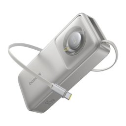 Power Bank Baseus Free2Pull 20000mAh 65W USB-C Polímero de litio Gris