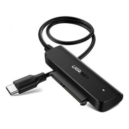 Adaptador Ugreen CM321 USB-C a SATA 2.5″ 6Gbps UASP/TRIM Plug&Play Negro