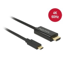 Cable DeLOCK 85290 USB-C HDMI 1m Macho-Macho chapado en oro