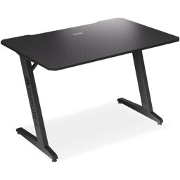 Mesa Gaming ENDORFY Atlas S 114cm Acero Carbono Gestión de Cables y Repisa Metálica