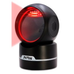 Escáner de códigos de barras AVPos 680 sobremesa, 2D, CMOS, USB/RS-232, IP50, Negro