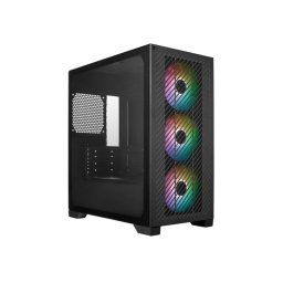 Caja Cooler Master Elite 301 Mini Tower Vidrio Templado 3x120mm RGB Negro