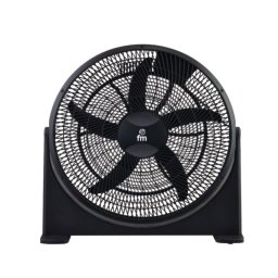 Ventilador con aspas Fm Calefacción Negro 5 aspas 3 velocidades 120W piso/techo