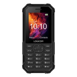 Móvil Logicom Negro IP68 Dual SIM 4G 2100mAh Resistente Agua y Golpes