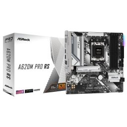 Placa Base Asrock A620 AMD AM5 Micro ATX A620M Pro RS WiFi DDR5 192GB 3xM.2 WiFi 6E 2.5G LAN RGB