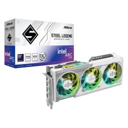 Tarjeta Gráfica Asrock Intel Arc B580 Steel Legend 12GB GDDR6 OC Tri DisplayPort