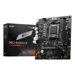 Placa Base MSI B650 AM5 Micro ATX PRO B650M-B DDR5 LAN 2.5G HDMI M.2 Gen4 Audio 7.1