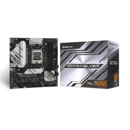 Placa Base Biostar B650 AMD AM5 microATX B650M-SILVER DDR5 192GB RAID 2.5GbE