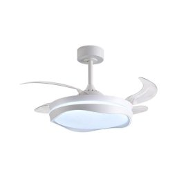 Ventilador de techo Bel Air Almati 4 aspas retráctiles LED 72W 6480lm blanco o negro
