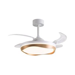 Ventilador de techo Bel Air Almati DC LED 72W 6 velocidades retráctil blanco o negro