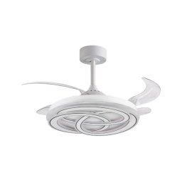 Ventilador de techo Bel Air Home Nudos LED 16000 lm 4 aspas retráctiles mando a distancia