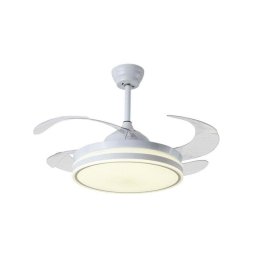 Ventilador de techo Bel Air Home New Asgard Maxi 72W LED 6480lm 4 aspas retráctiles DC