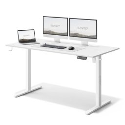 SENSE7 Nojo Escritorio Regulable Eléctrica con Motor 140x70 Blanco