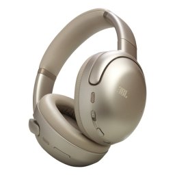 Auriculares JBL inalámbricos Bluetooth/Jack con Cancelación Ruido, 8 Micrófonos, Crema