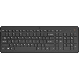 Teclado mecánico HP 225 Wireless Keyboard Layout ES inalámbrico tamaño completo negro