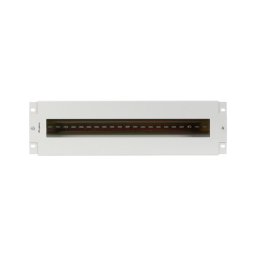 Armario de Distribución Lanberg AK-VDP103-S 3U 19" Acero Gris RAL7035 Cableado y Organización Profesional