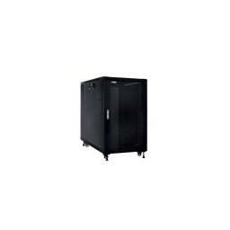 Rack independiente WP WPN-RSB-15610-B 15U 800kg Patas ajustables Gestión de cables Negro