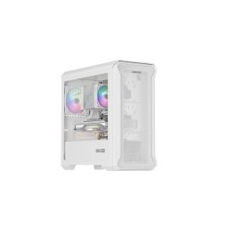 Caja PC Genesis Irid 503 Mini Tower RGB Vidrio Templado Blanco micro ATX/Mini-ITX