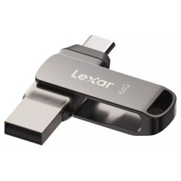 Lexar JumpDrive D400 Memoria USB 64GB USB Tipo C/USB 3.2 Gris