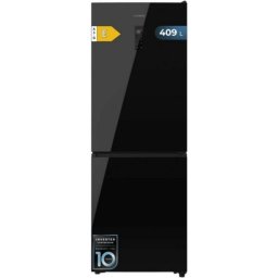 Cecotec Bolero Frigorífico Combi Total No Frost 185cm 409L Clase E Cristal Negro