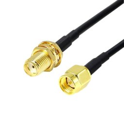 Cable antena SMA 5M 50 Ohm cobre alta calidad PVC negro compatibilidad universal