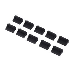 Tapon Anti-polvo Para Puerto Usb (10ud/bolsa) Negro