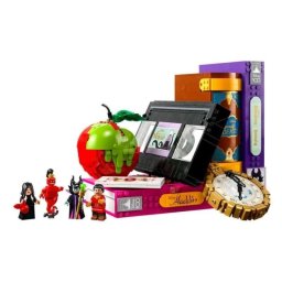 Set LEGO Villanos Disney Iconos 43227 Coleccionable 4 Minifiguras y Detalles Ocultos