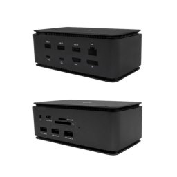 Docking station USB4 i-tec Metal Dual 4K HDMI DP + Power Delivery 80W Negro