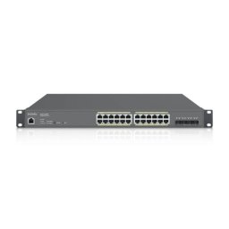 Switch EnGenius ECS1528FP 24 Puertos Gigabit Managed PoE+ 410W Rack 1U L2 Full Duplex