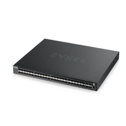 Zyxel XGS4600-52F 48 SFP 4 SFP+ L3 Switch Gestionado 176 Gbps Rack Negro