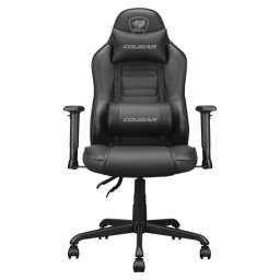 Silla Gaming COUGAR Fusion S Soporte Lumbar 3D, Reposabrazos 2D, 120kg, Negro