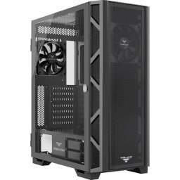 Caja PC Preyon Nest Meshy ATX Mid Tower Vidrio Templado Negro con Ventana