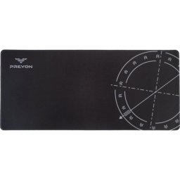 Alfombrilla Gaming PREYON Falcon Speed XL 900x400x3mm Tejido Impermeable Goma Antideslizante Bordes Cosidos