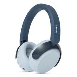 Auriculares Philips inalámbricos bluetooth 5.4 con cancelación de ruido y micrófono azul/verde