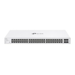 Switch TP-Link FS352G 48 Puertos Gigabit Rack, 4 SFP, Gestión L2/L2+, Sin Ventilador, 104Gbps