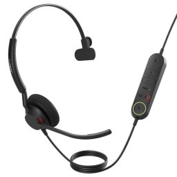 Auriculares Jabra con cable USB Type-C, micrófono dual y protección auditiva, negro