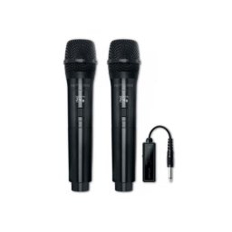 Micrófono MC-50 WI inalámbrico 2,4 GHz Jack 6.3-3.5mm rango 50-15kHz pack 2 unidades