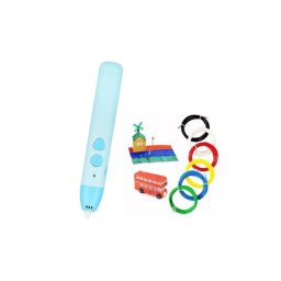 Bolígrafo 3D con filamento PCL, baja temperatura, kit 5 colores, seguro para niños
