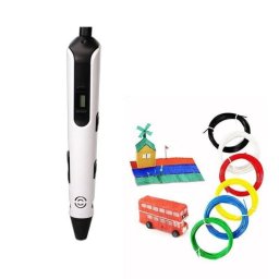 Bolígrafo 3D con pantalla LCD, 12 colores PLA, control temperatura y velocidad