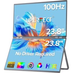 Uperfect Dual UP23860S 23.8" IPS FullHD 100Hz Doble Pantalla Rotación 360°