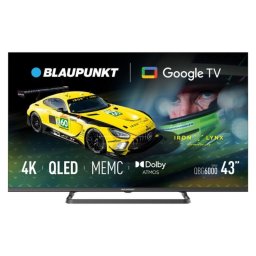TV Blaupunkt QLED 43QBG6000S 43" 4K Google TV Dolby Audio Chromecast integrado