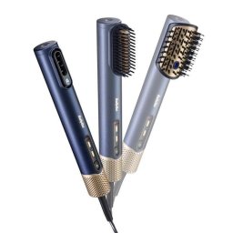 Cepillo de aire BaByliss Air Power AS6550E cerámico digital 1600W azul marino
