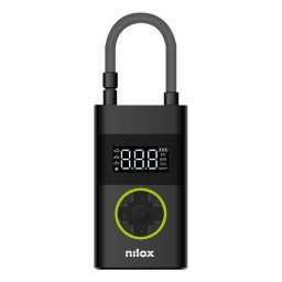 Compresor portátil Nilox NXAIRPUMP 10 bar 4000 mAh USB Tipo C Linterna Negra