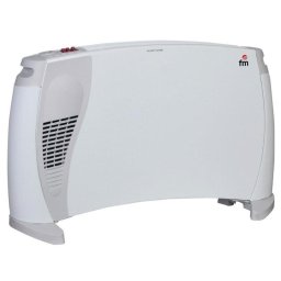 Calefactor Convector FM RC-1101 2000 W Mecánico 3 Potencias Turbo Blanco Gris