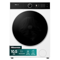 Lavadora Hisense Serie 5i WF5I1045BWQ Carga Frontal 10,5Kg 1400rpm A Blanca Wifi Autodosificación
