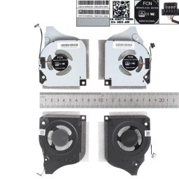 Ventiladores para portátil Dell G7-7790 G5-5590 7590 P82f 12V