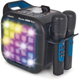 Altavoces VTech Karaoke Portátil Bluetooth 40W con 2 micrófonos inalámbricos y efectos de voz