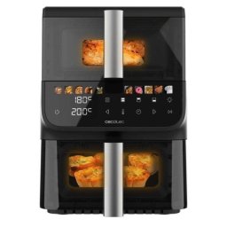 Freidora de aire Cecotec Cecofry DuoLevel 10000 DuoSize Window 10L 2000W control táctil Sync ventanas